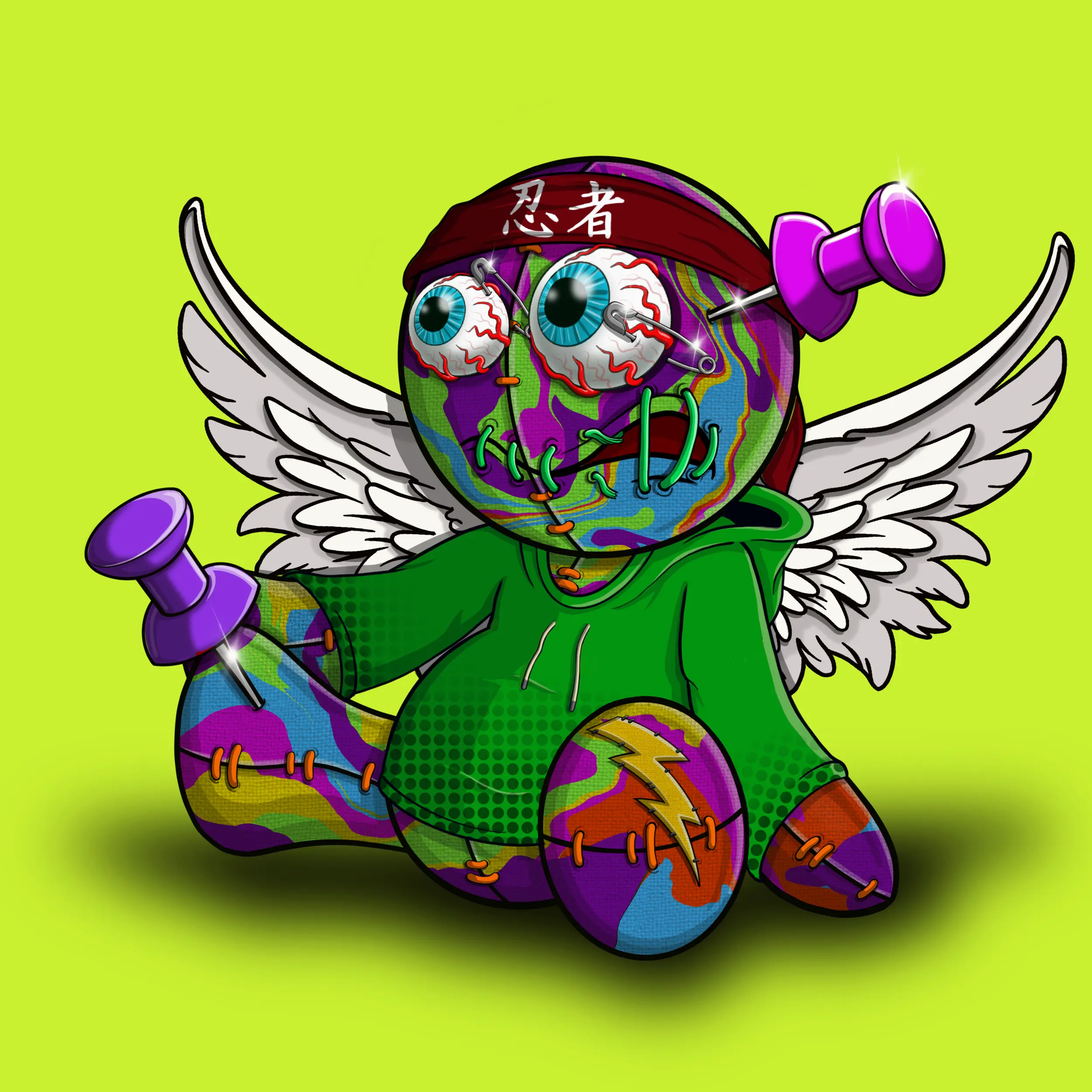 Trippy Stitch #253 NFT on Algorand