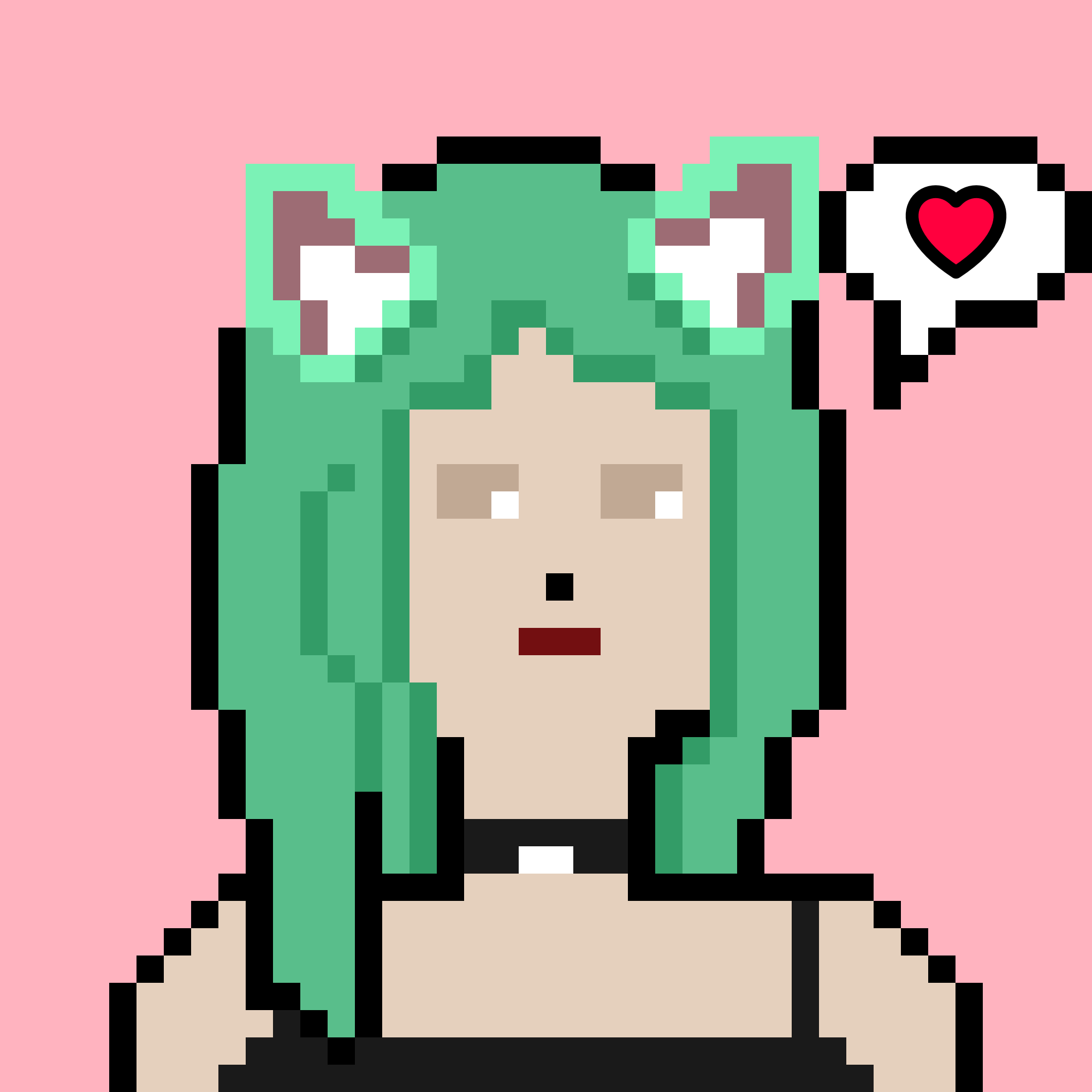 Catgirl Collection #487 NFT on Algorand