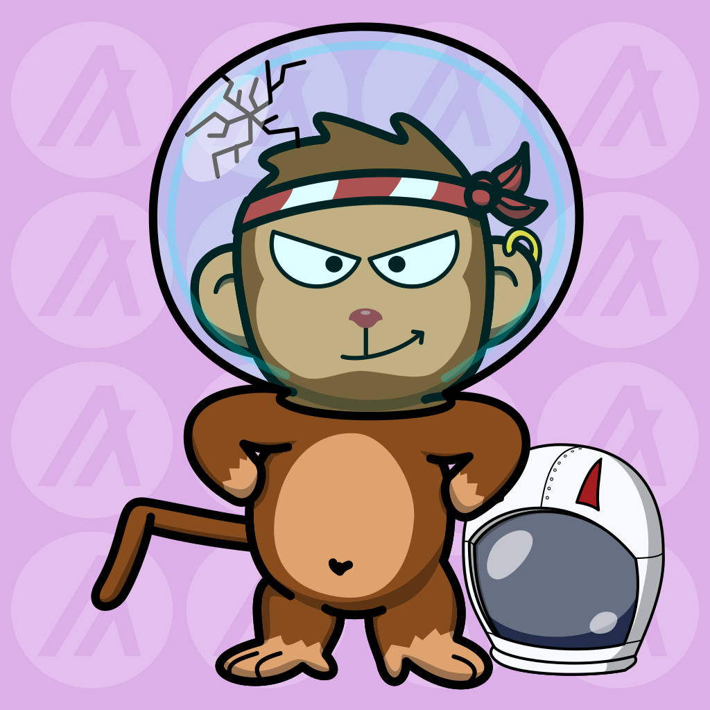 Space Monkey #42 NFT on Algorand