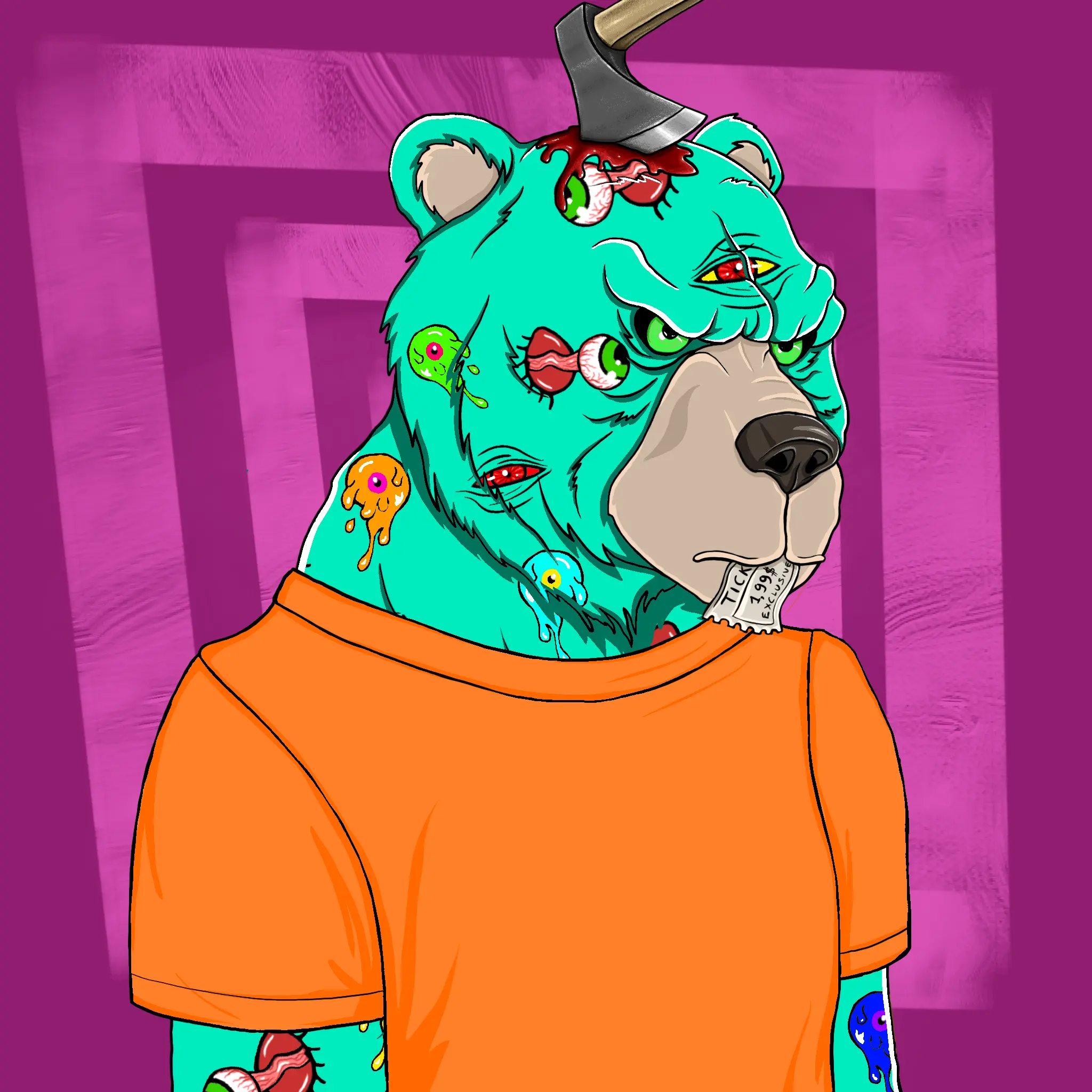 Mad Bears #529 NFT on Algorand