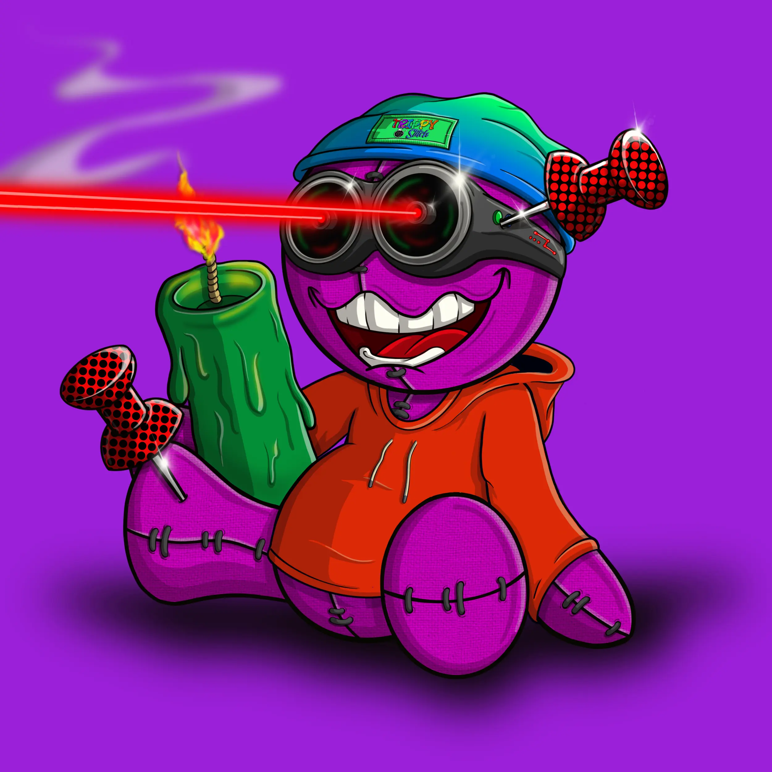 Trippy Stitch #687 NFT on Algorand