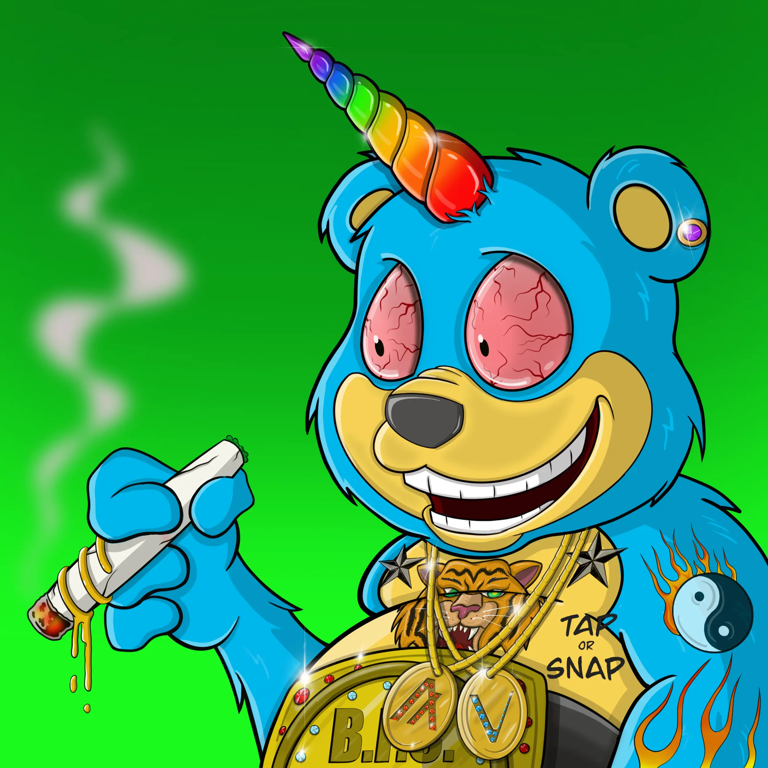 Burnin Bears #1675 NFT on Algorand