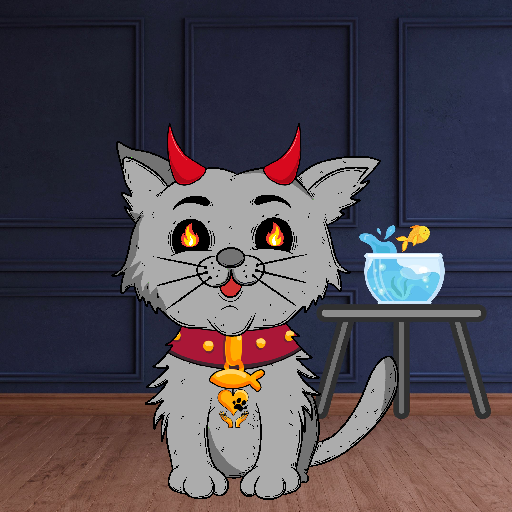 Happy Hoomens Cat#0384 NFT on Algorand