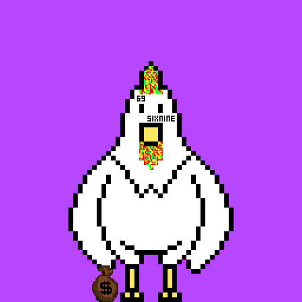 An image of Pixel Chicken #8