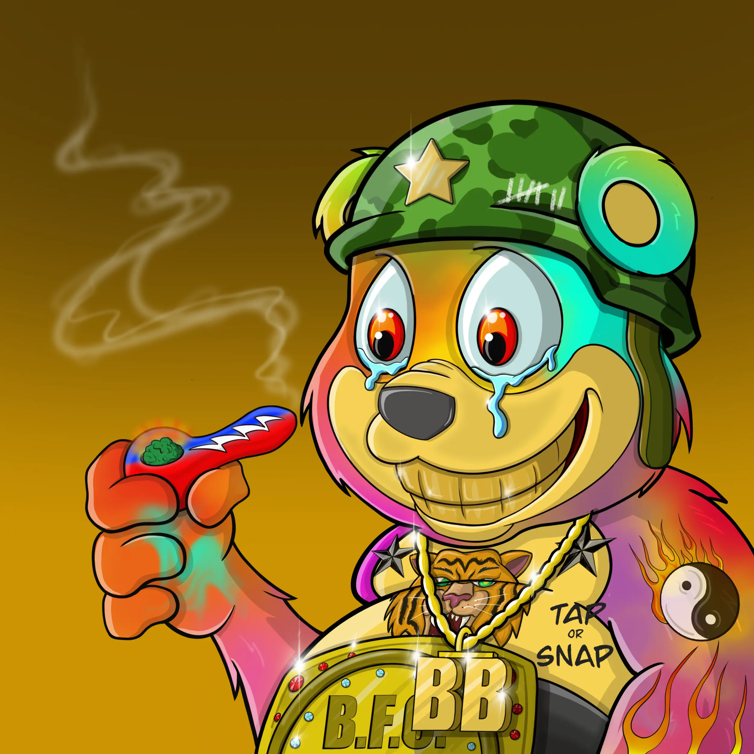 Burnin Bears #735 NFT on Algorand