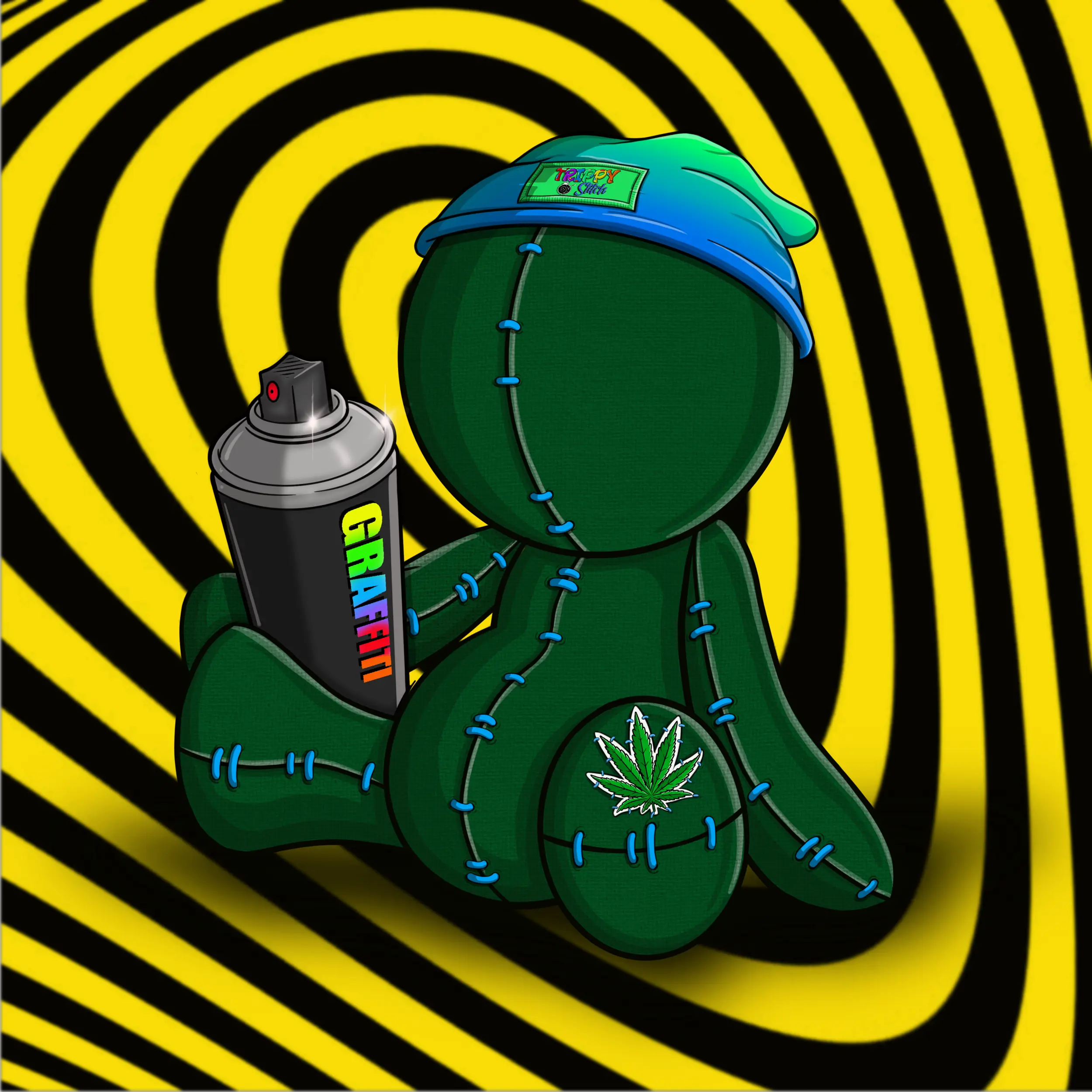 Trippy Stitch #404 NFT on Algorand