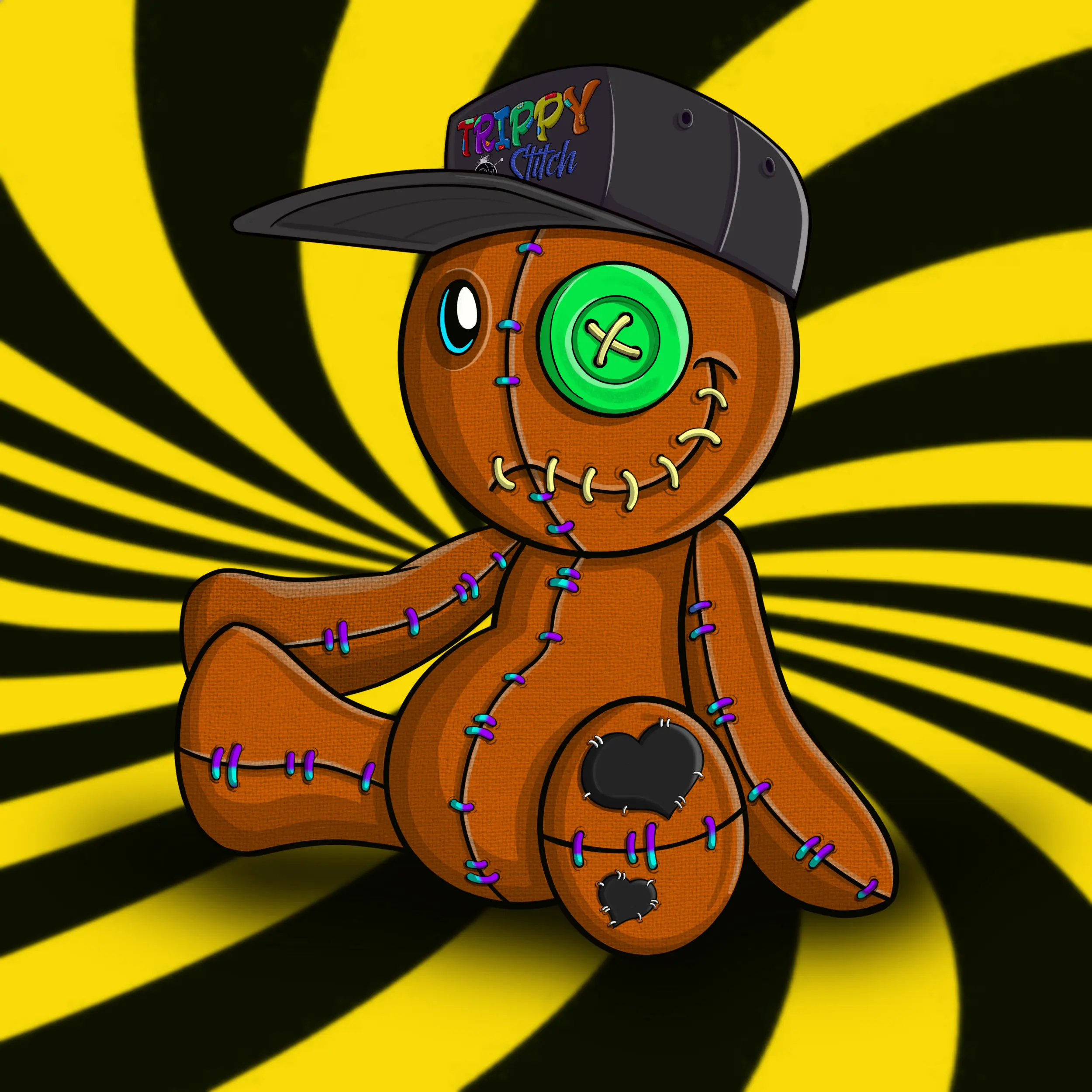 Trippy Stitch #1040 NFT on Algorand