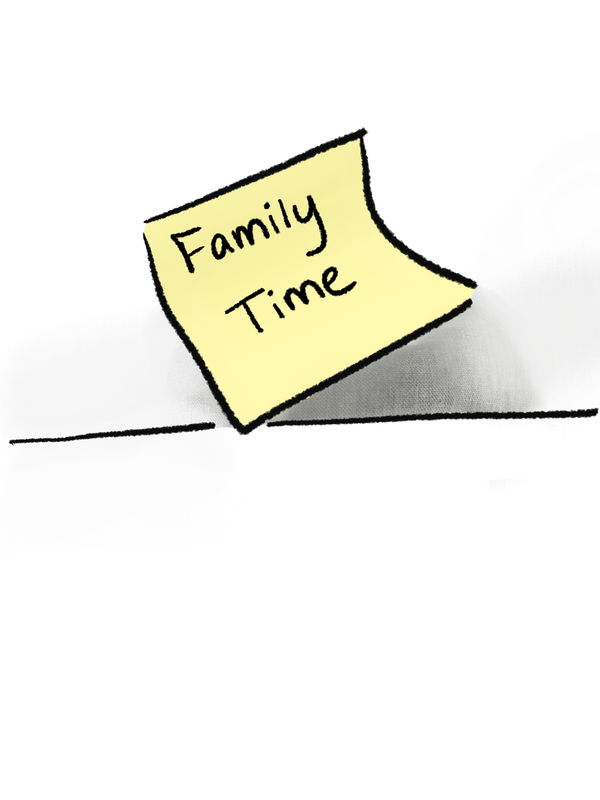 An image of Note, Family Time