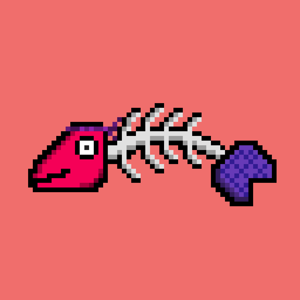 8-Bit BoneFish #242 NFT on Algorand