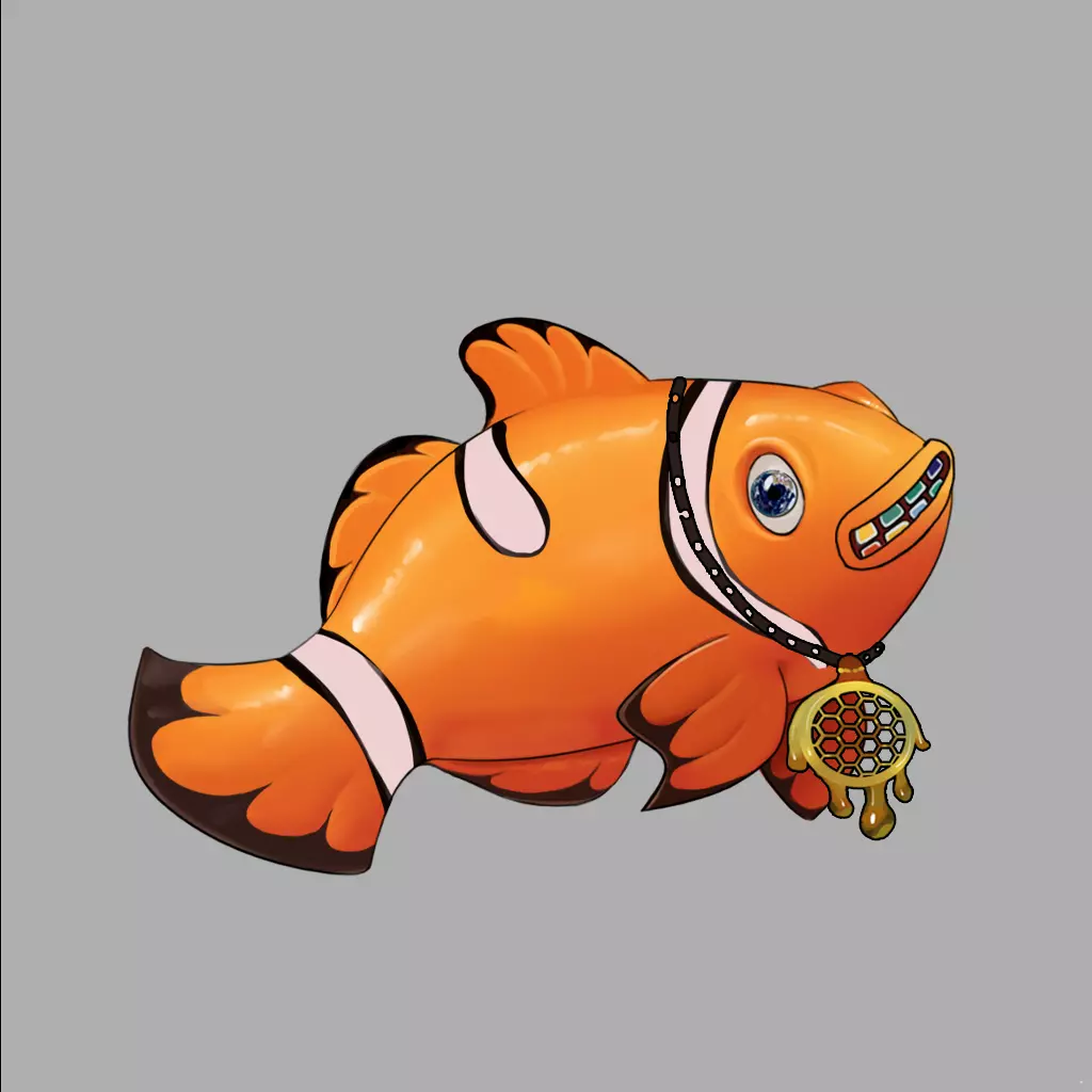 Clown Fish #147 NFT on Algorand