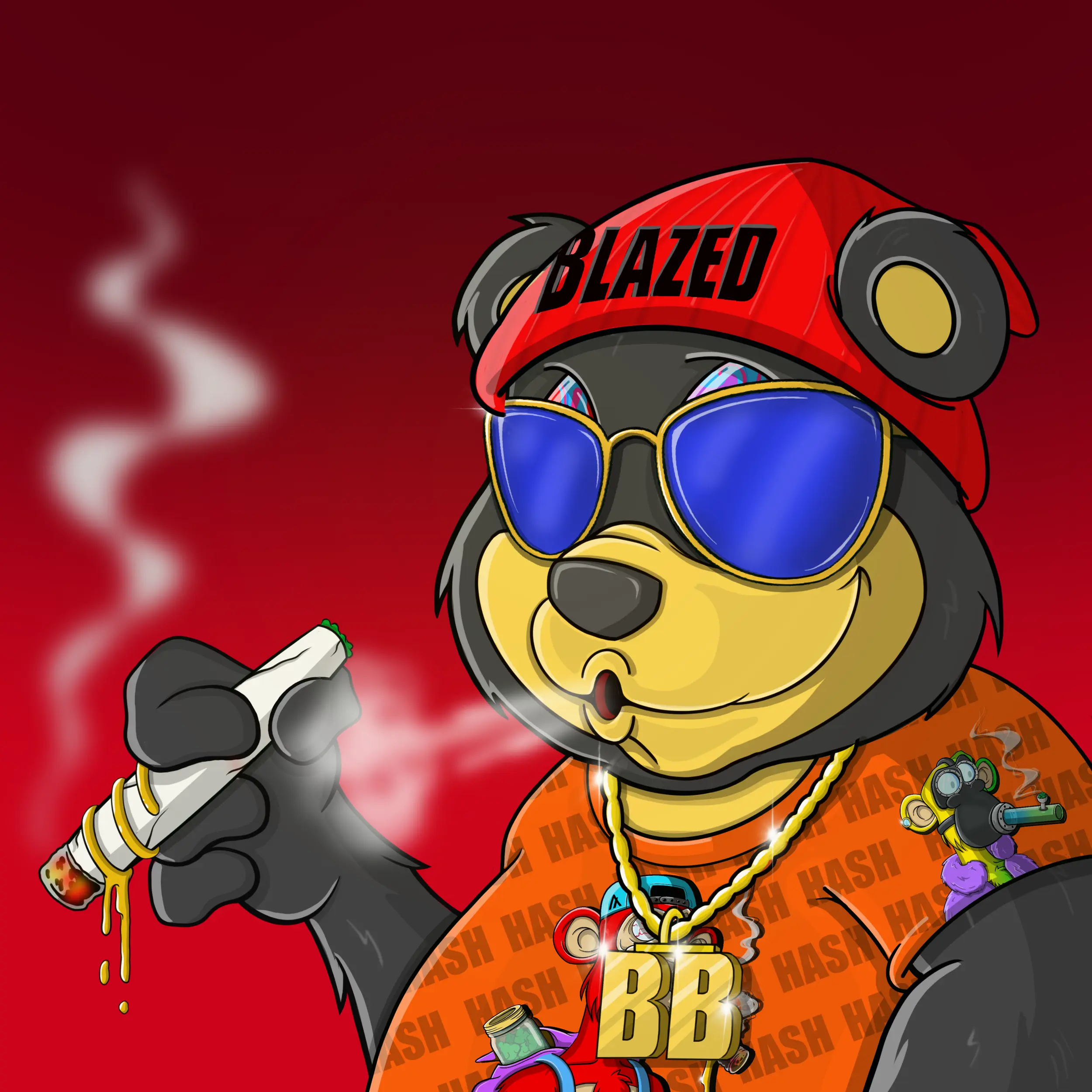 Burnin Bears #290 NFT on Algorand