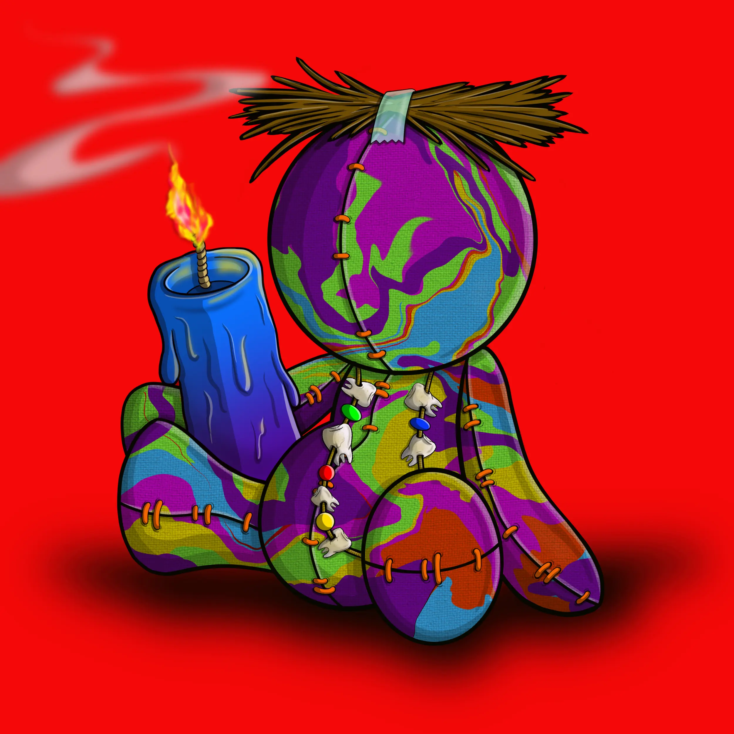 Trippy Stitch #1176 NFT on Algorand