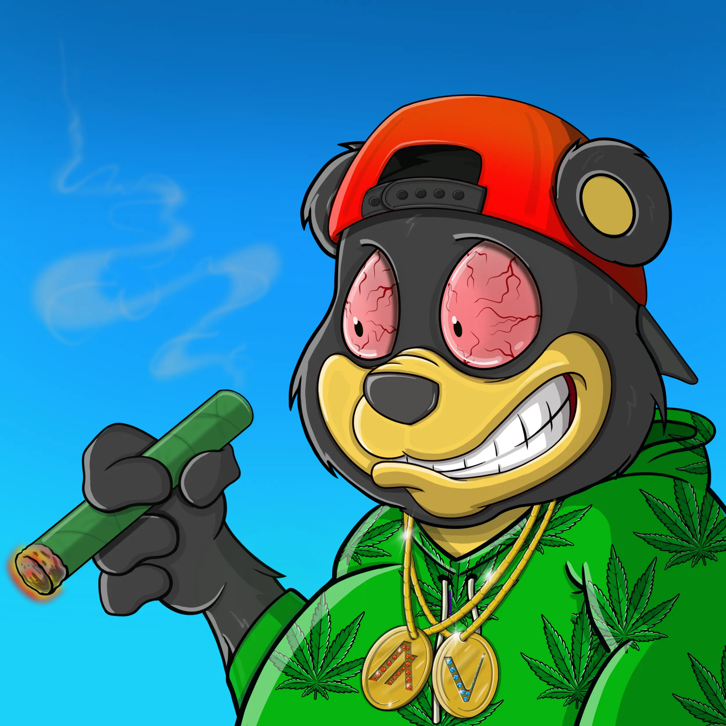 Burnin Bears #677 NFT on Algorand