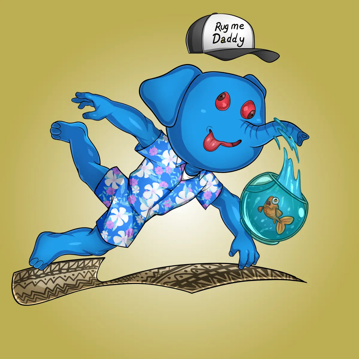 Rug Friends  #3073 NFT on Algorand