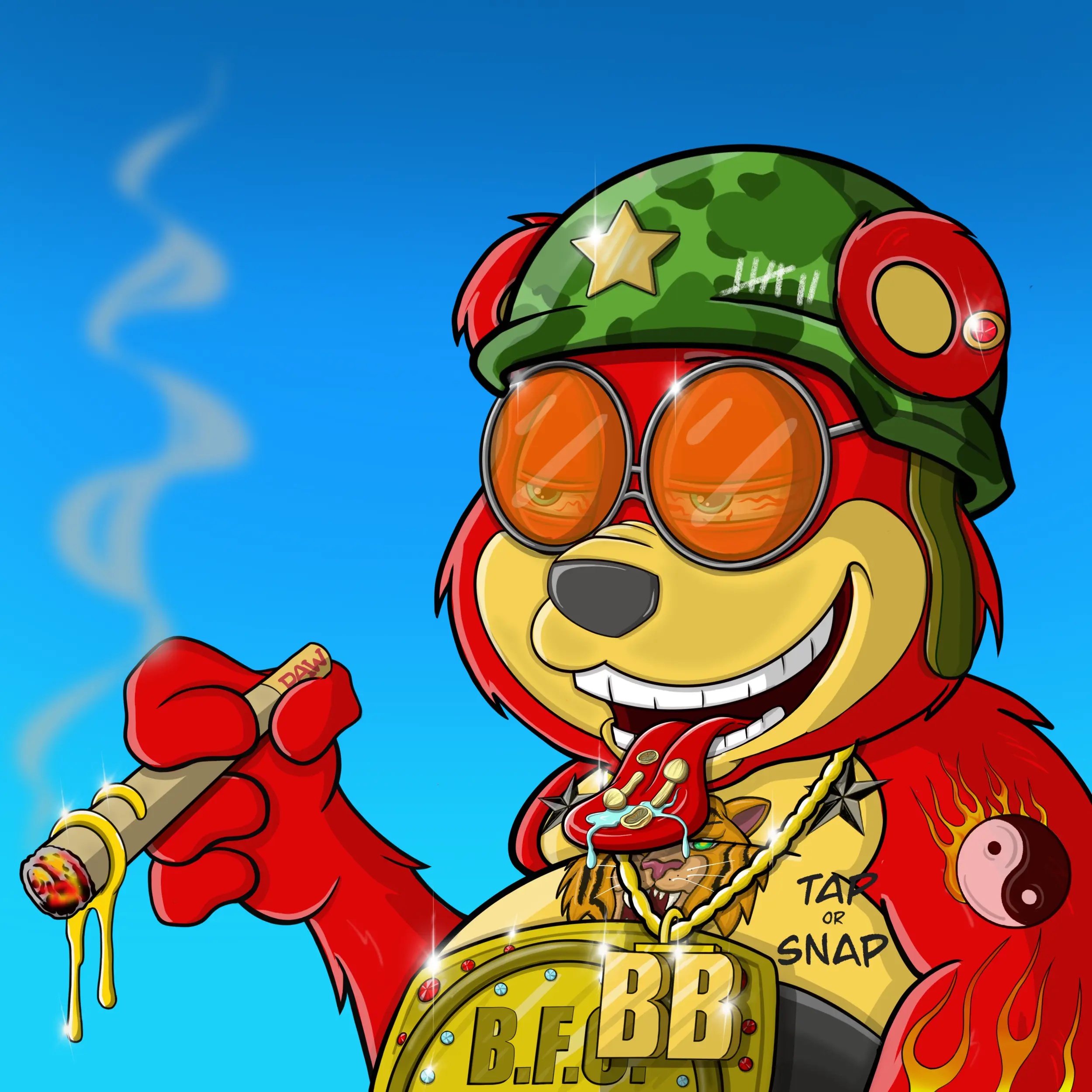 Burnin Bears #326 NFT on Algorand