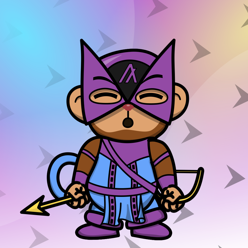 Hero Space Monkey #306 NFT on Algorand