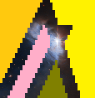 Algo Logo Pixel Art Cosmic#1