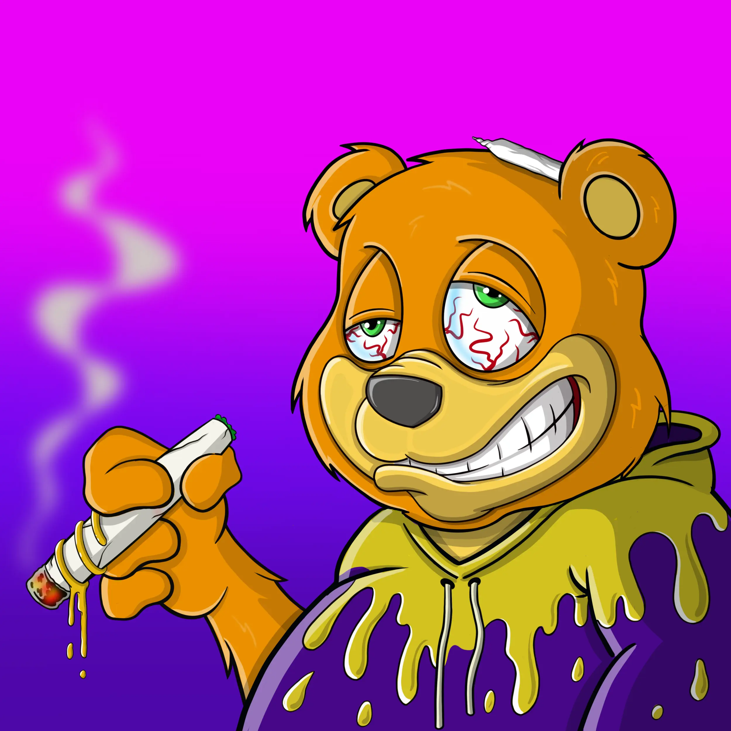 Burnin Bears #1041 NFT on Algorand
