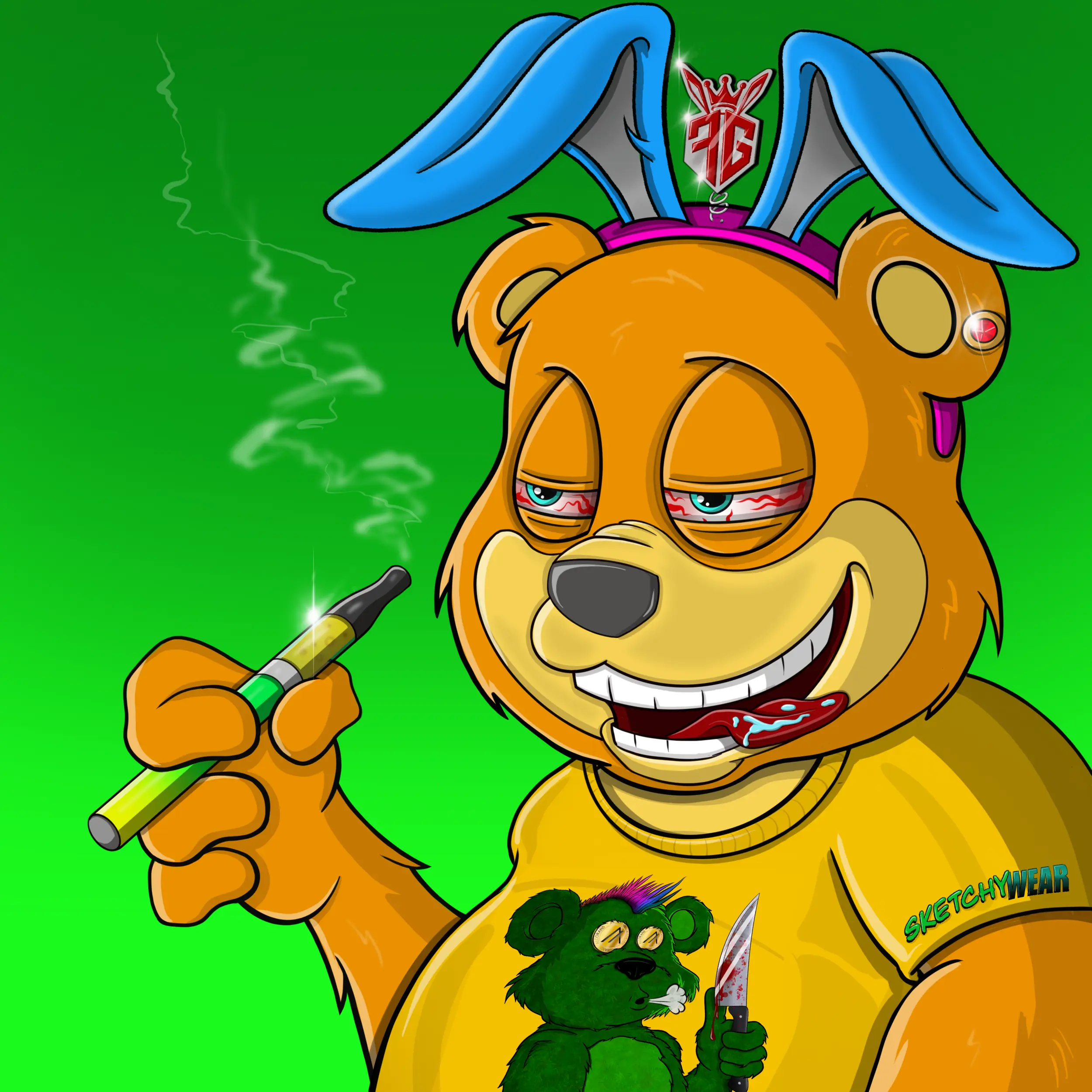 Burnin Bears #582 NFT on Algorand