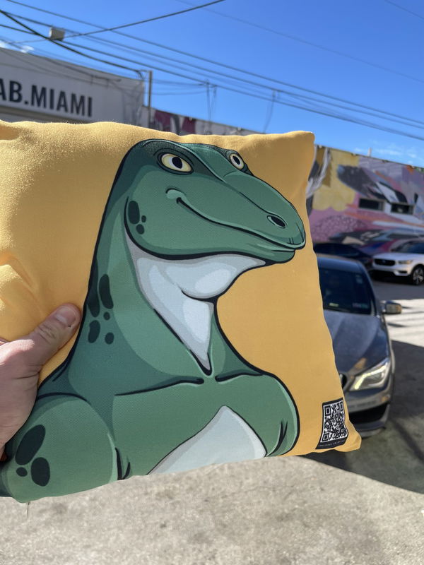 An image of Michael Arringtons Goanna Pillow