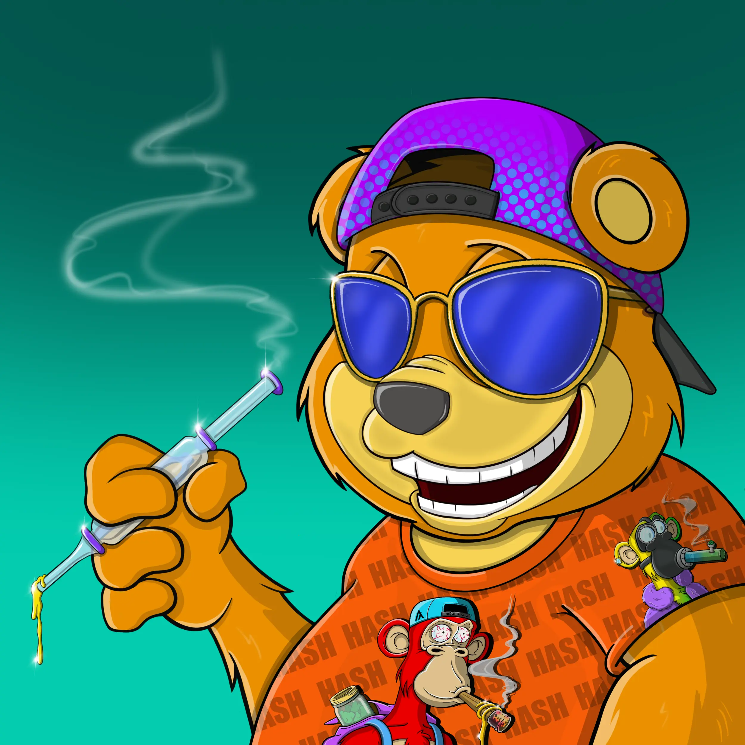 Burnin Bears #1547 NFT on Algorand