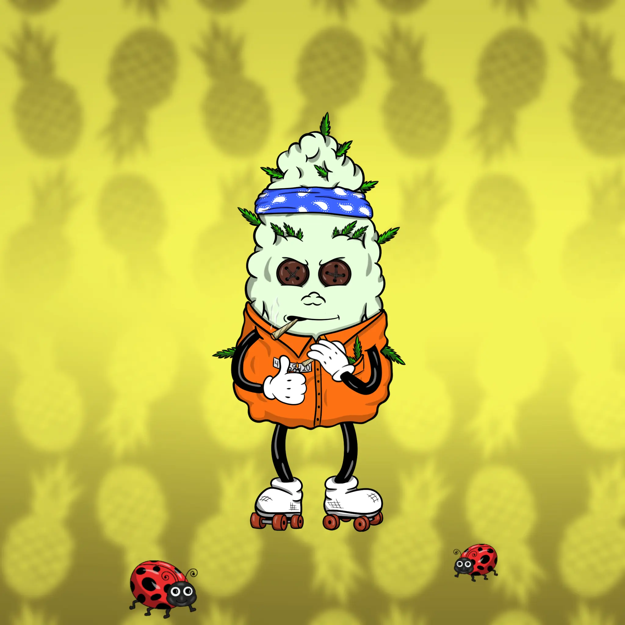 Blazing Budz #104 NFT on Algorand