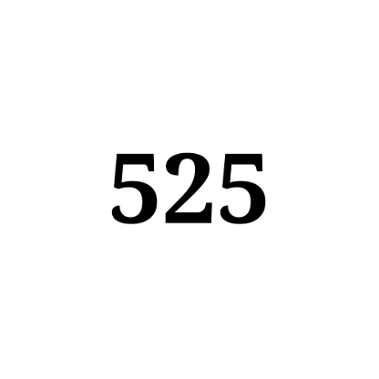 Number 525