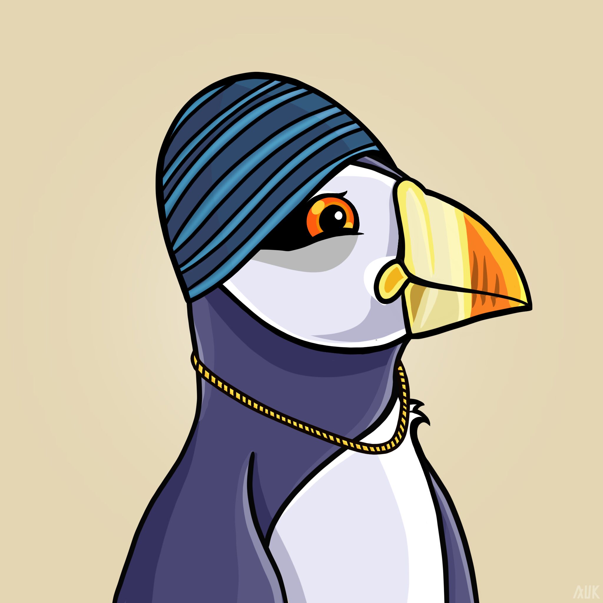 Poppin Puffins #6193 NFT on Algorand
