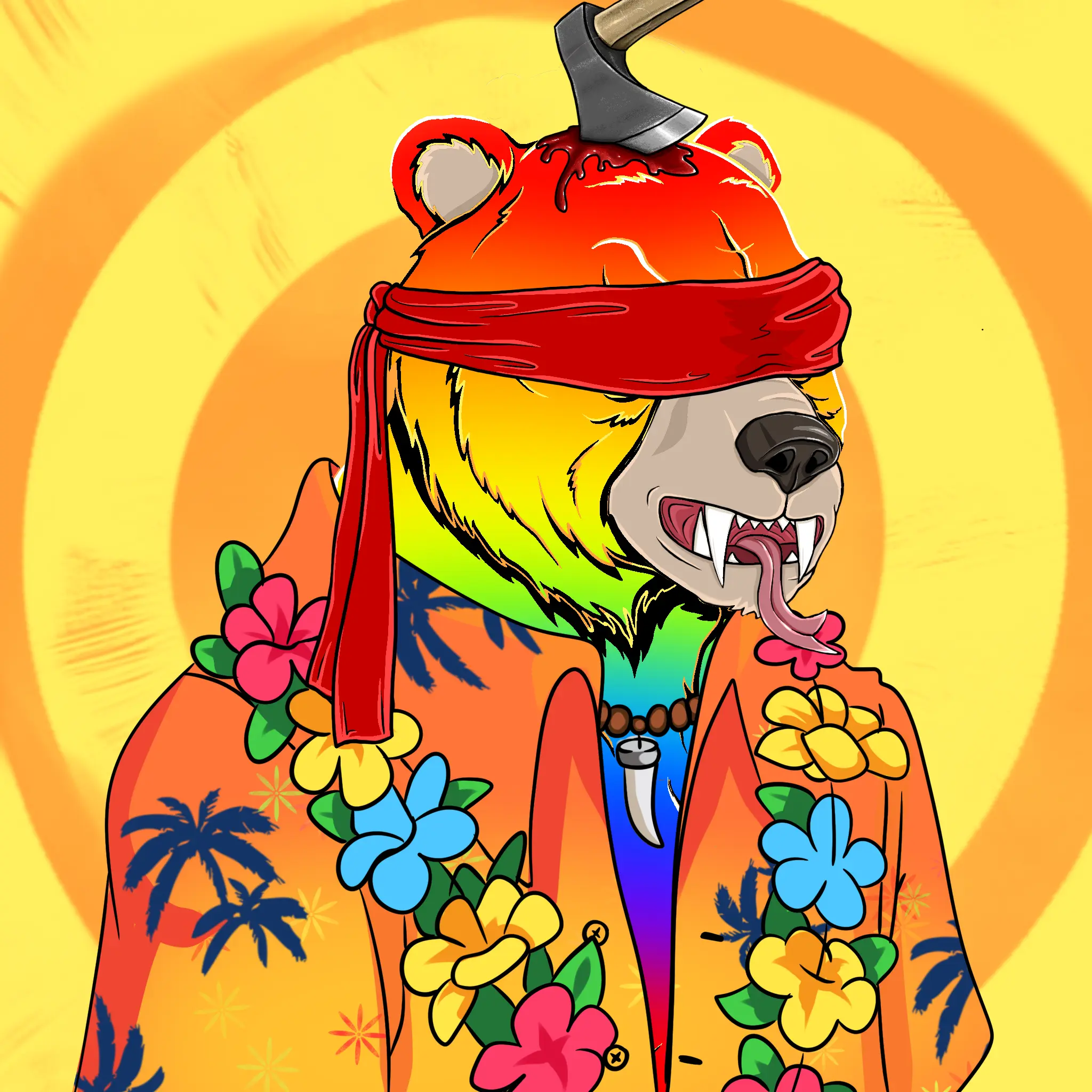 Mad Bears #1300 NFT on Algorand