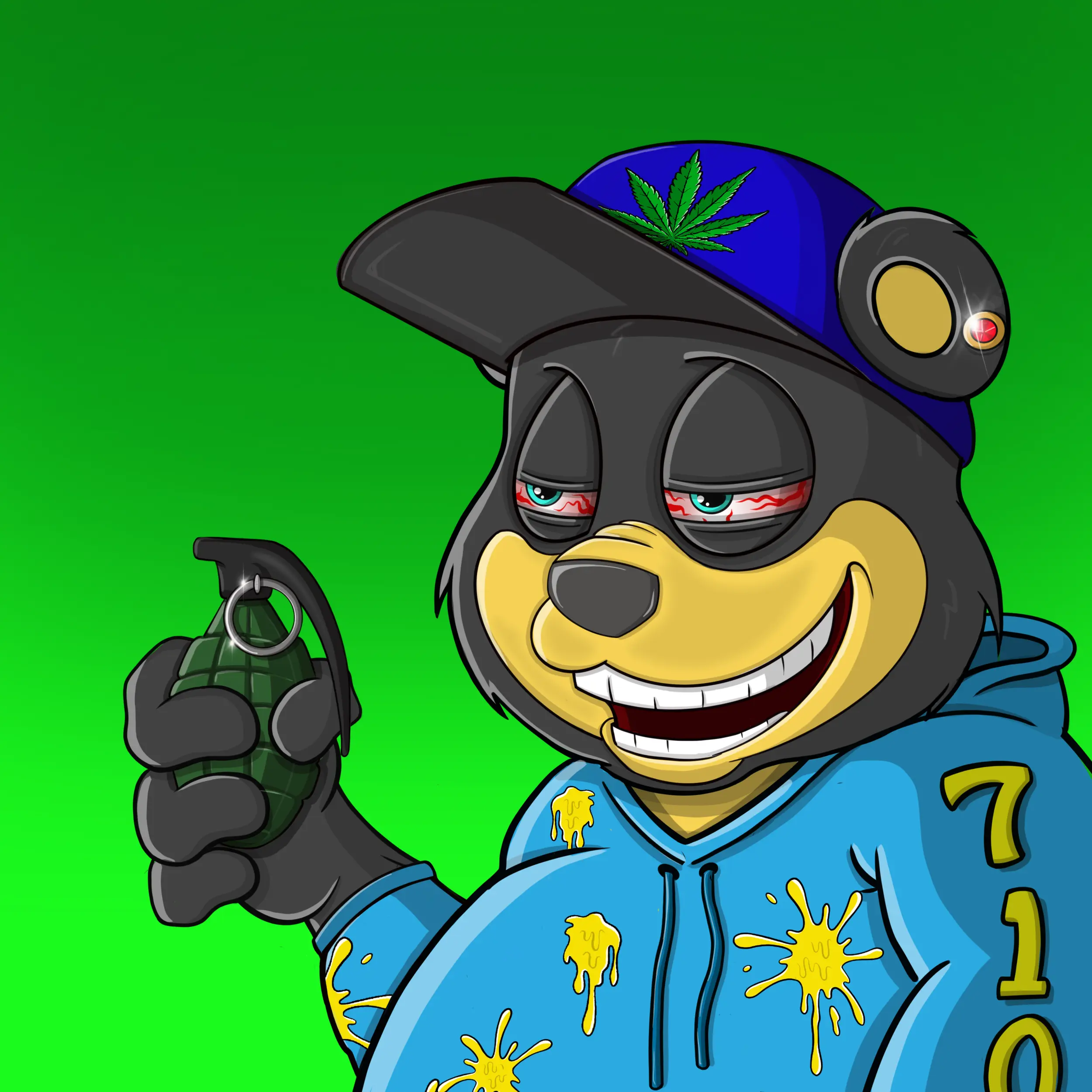 Burnin Bears #530 NFT on Algorand