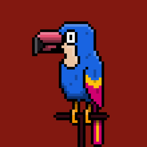 An image of Algoparrot #102 - Bill