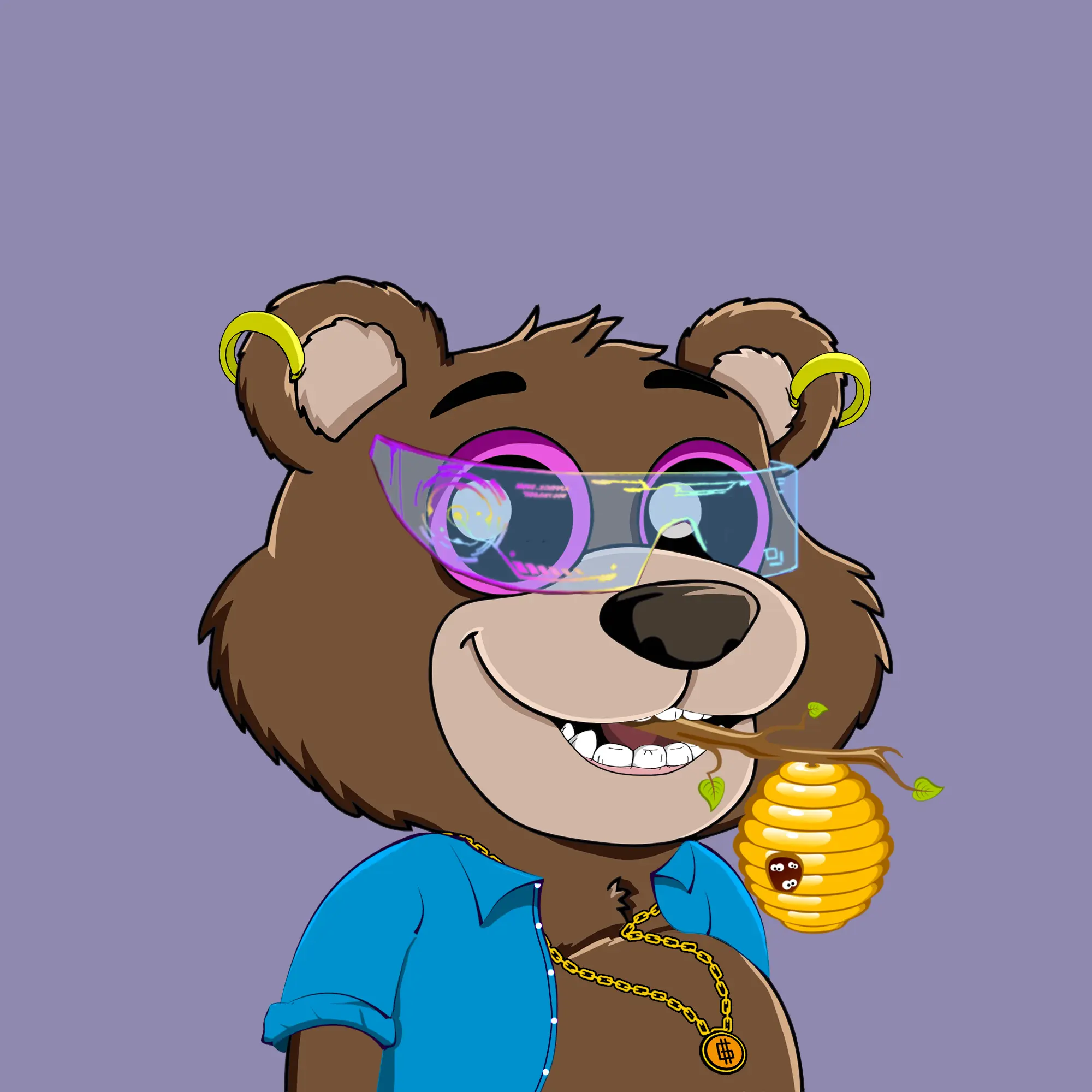 Gluttonous Bears #108 NFT on Algorand