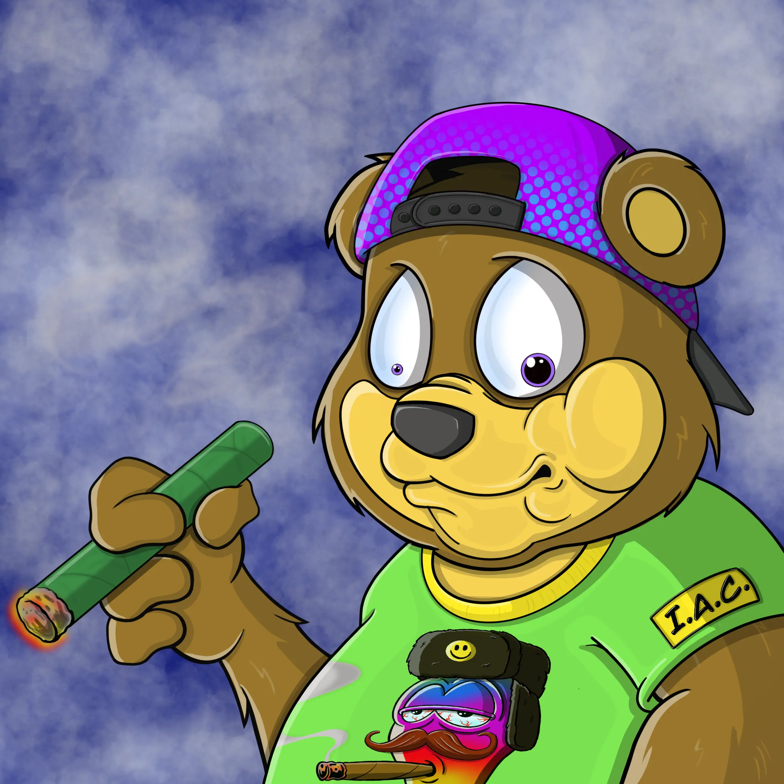Burnin Bears #1628 NFT on Algorand