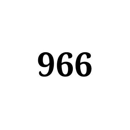 Number 966