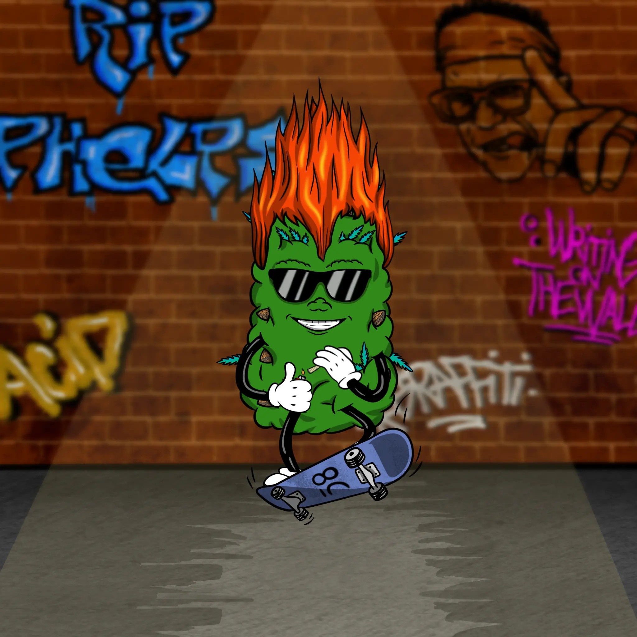 Blazing Budz #140 NFT on Algorand