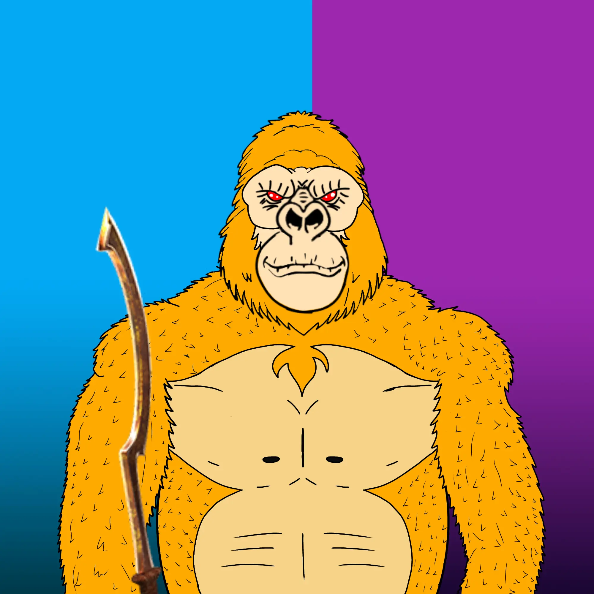 AL GORILLA #75 NFT on Algorand