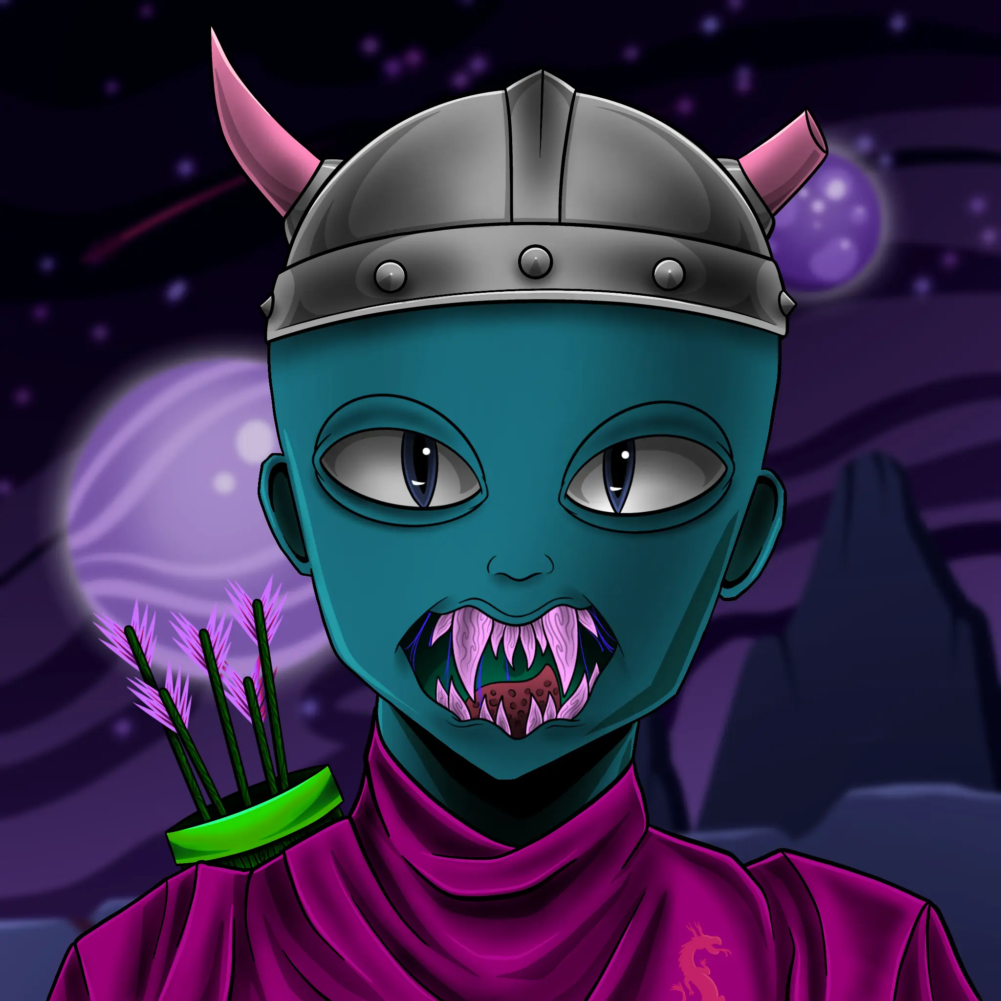 Octalien #186 NFT on Algorand