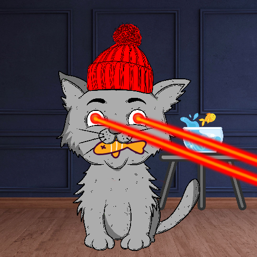 Happy Hoomens Cat#0627 NFT on Algorand