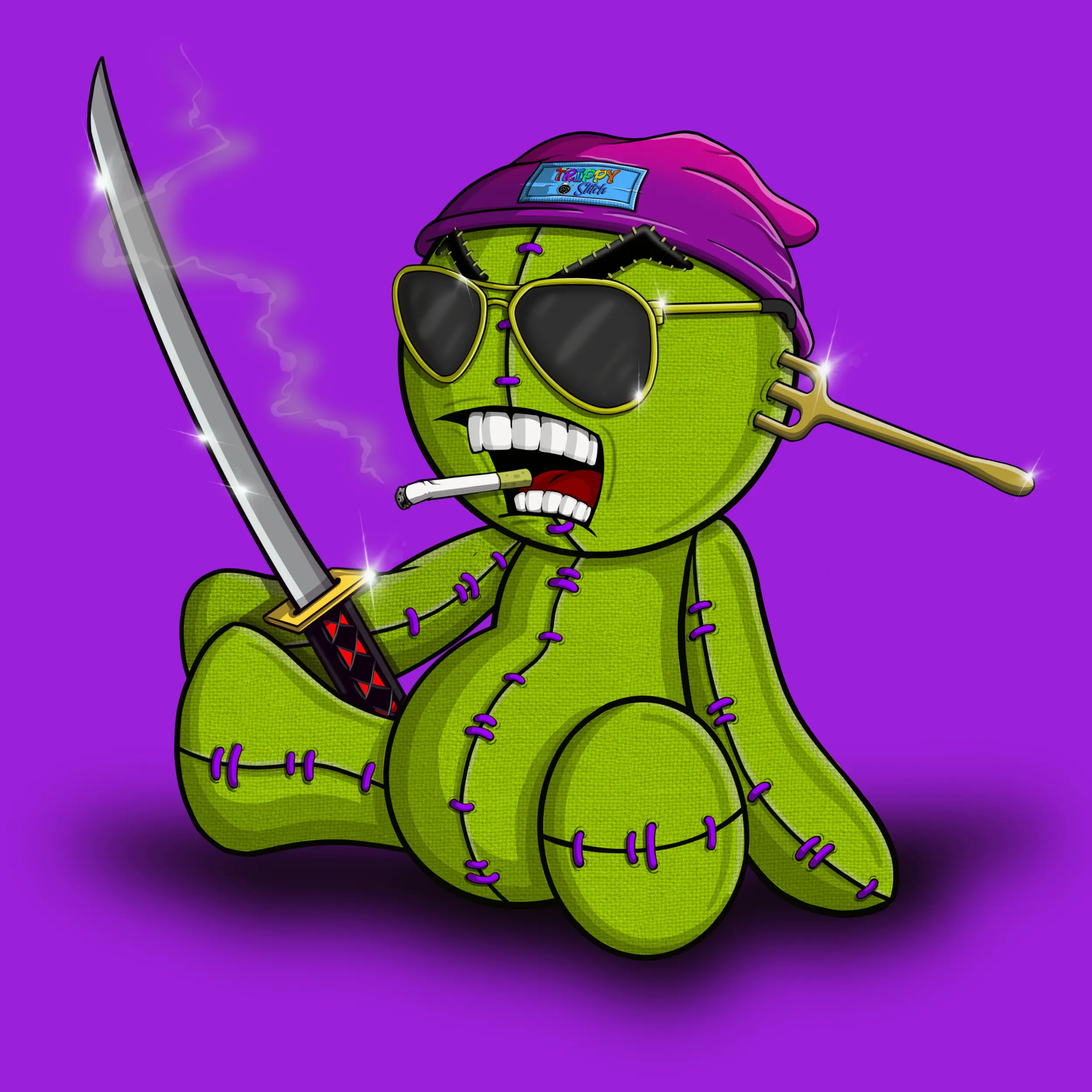 Trippy Stitch #512 NFT on Algorand