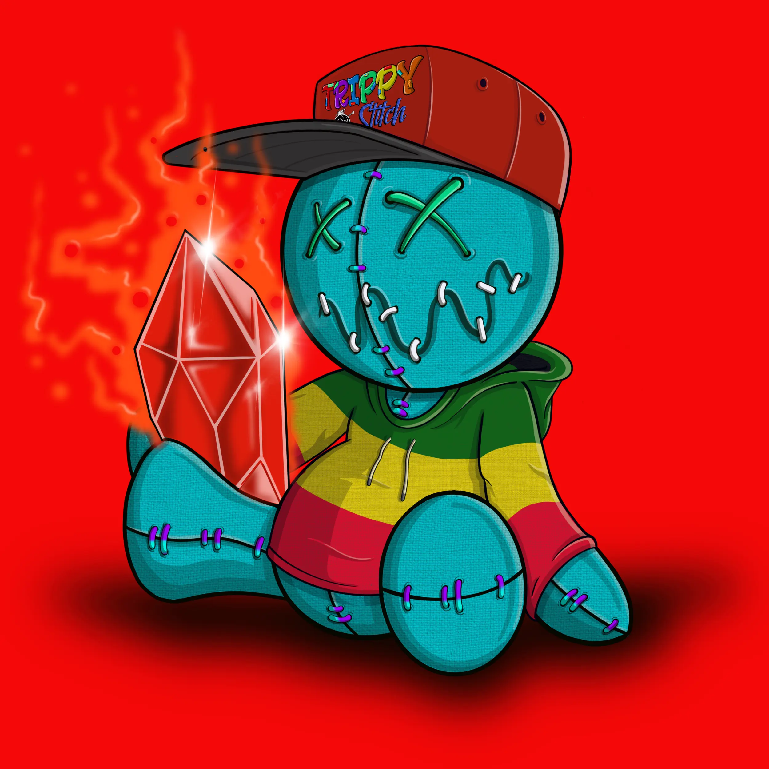 Trippy Stitch #373 NFT on Algorand