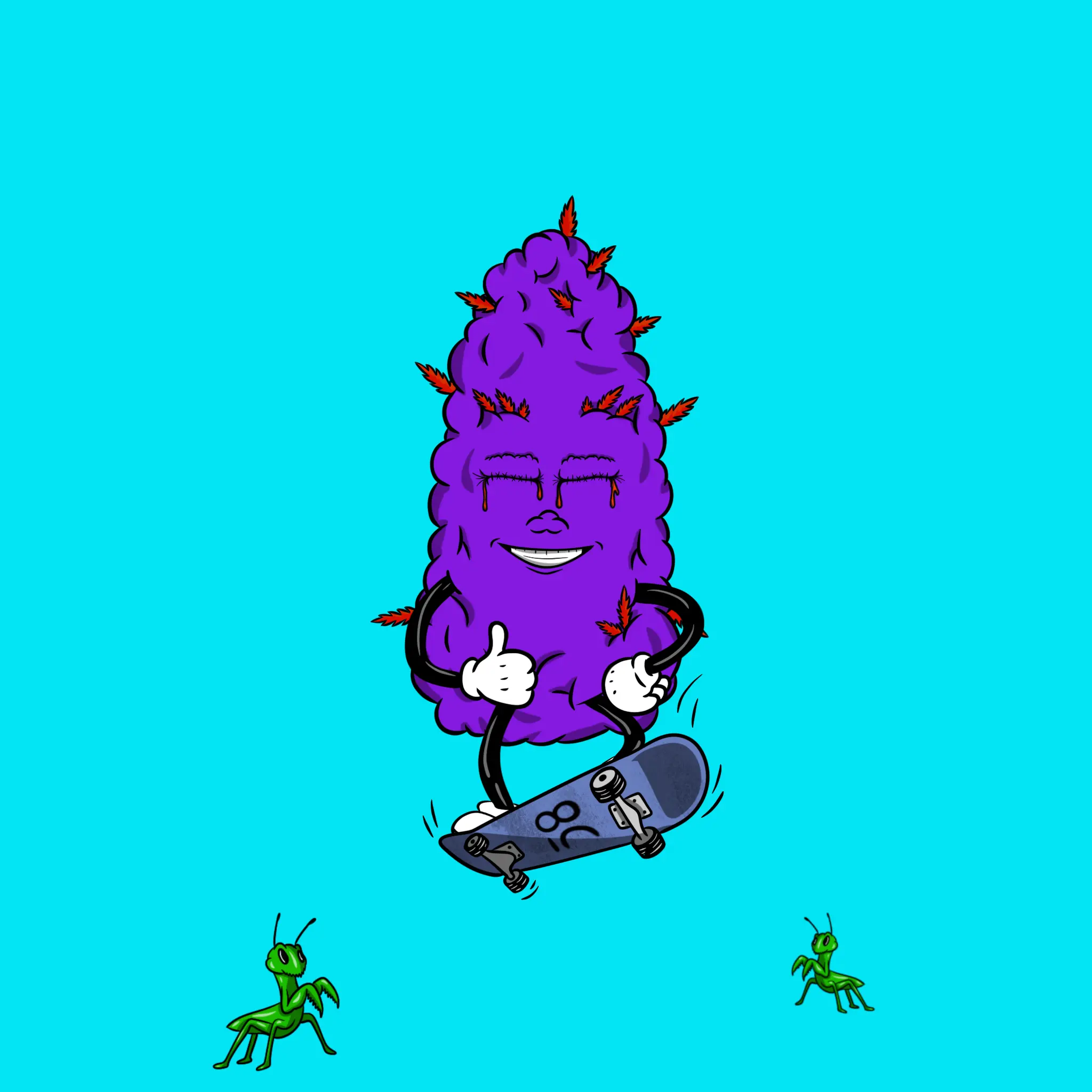 Blazing Budz #604 NFT on Algorand