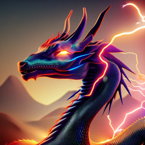 An image of DragonFi Thunder Dragons #34