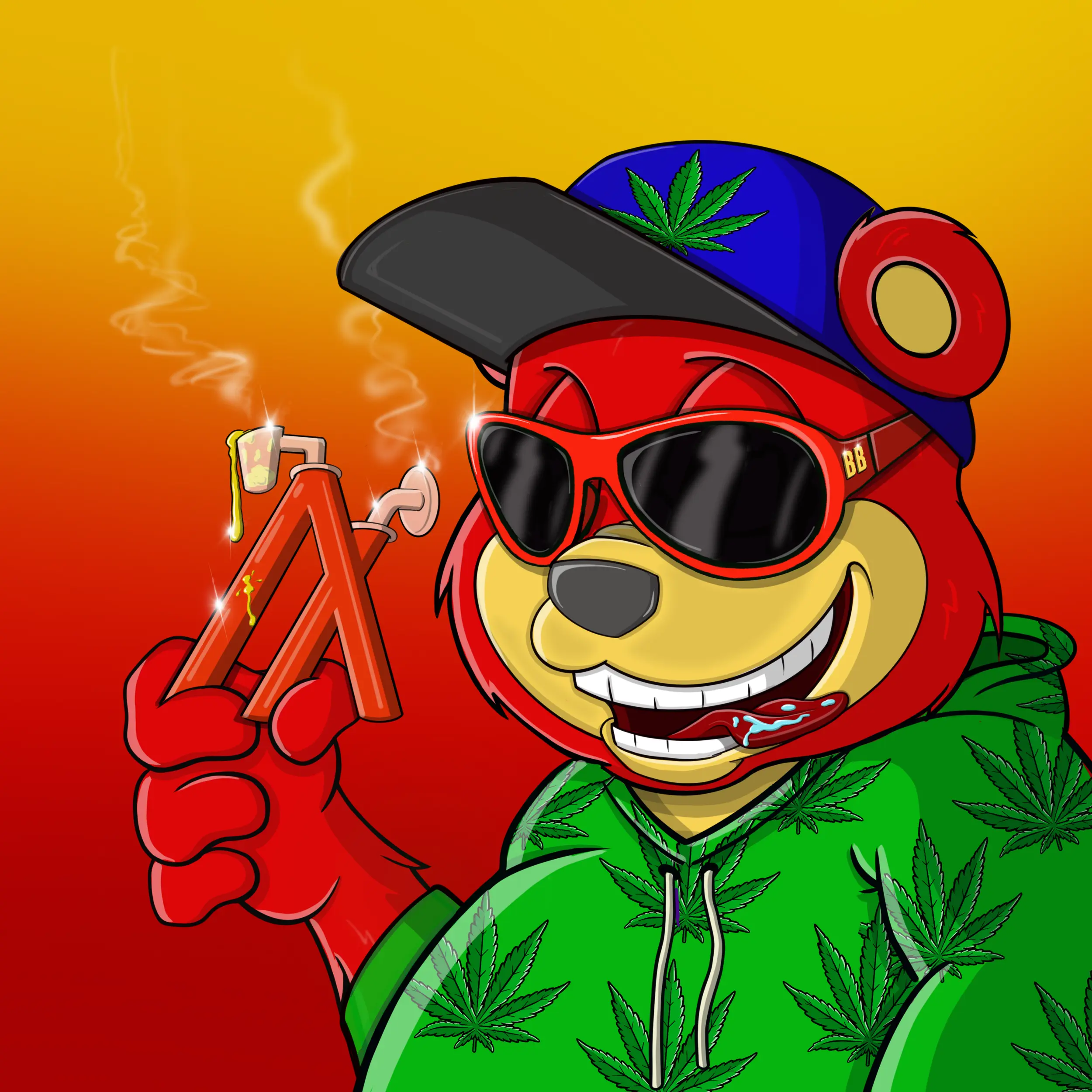 Burnin Bears #1543 NFT on Algorand