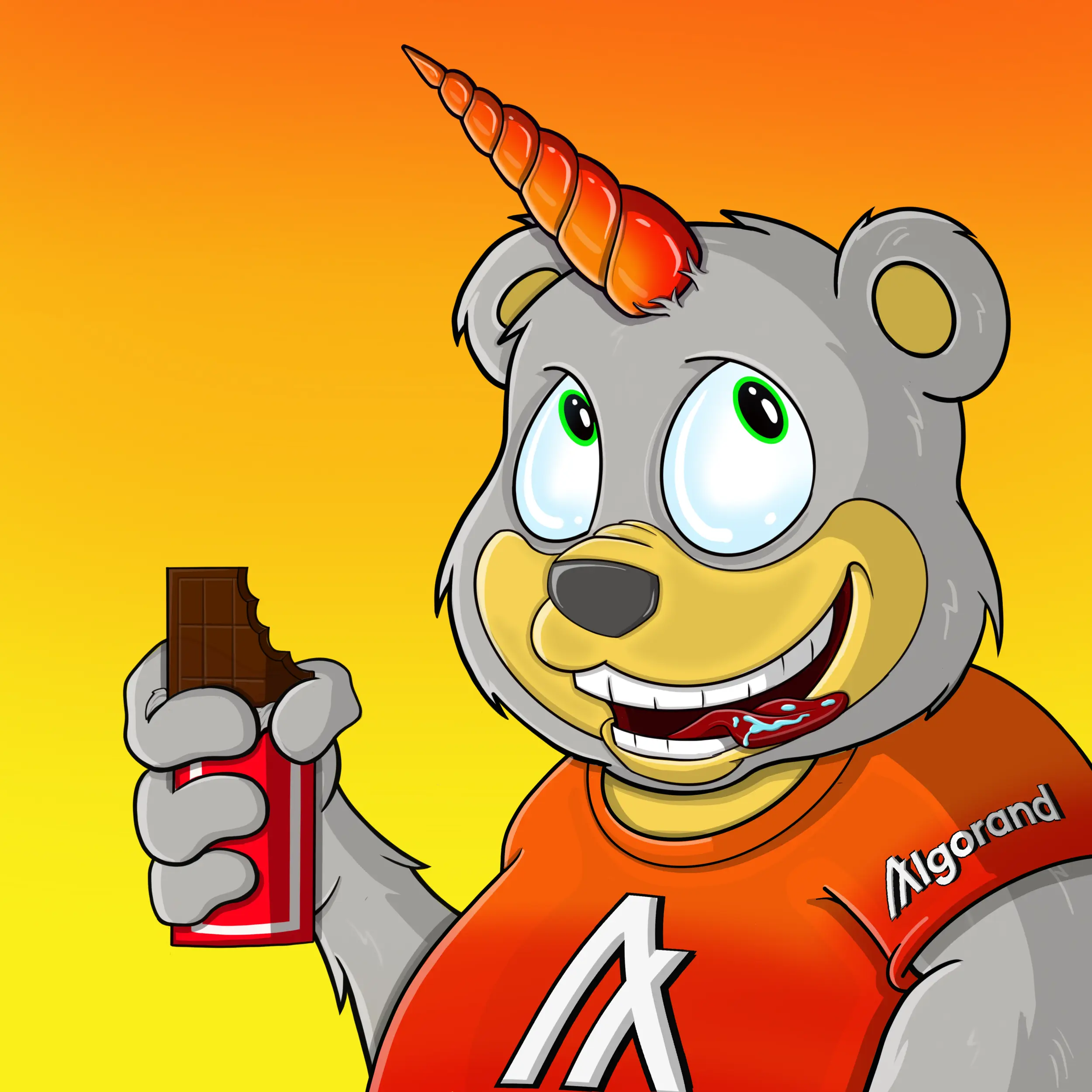 Burnin Bears #117 NFT on Algorand