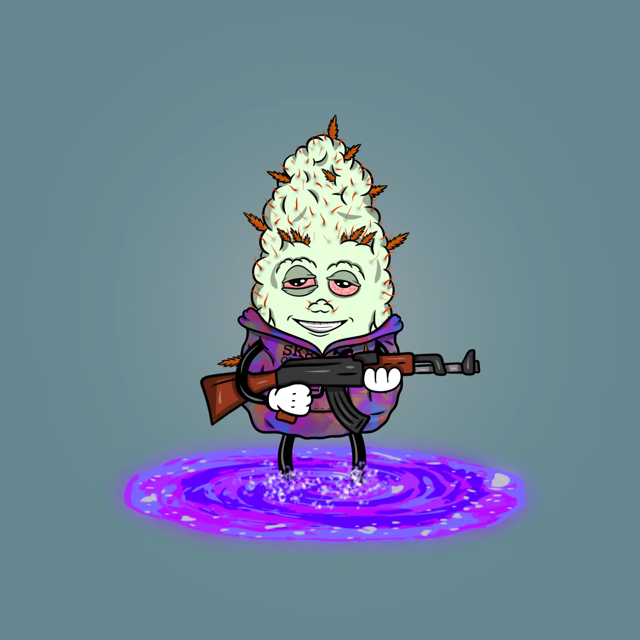 Blazing Budz #859 NFT on Algorand