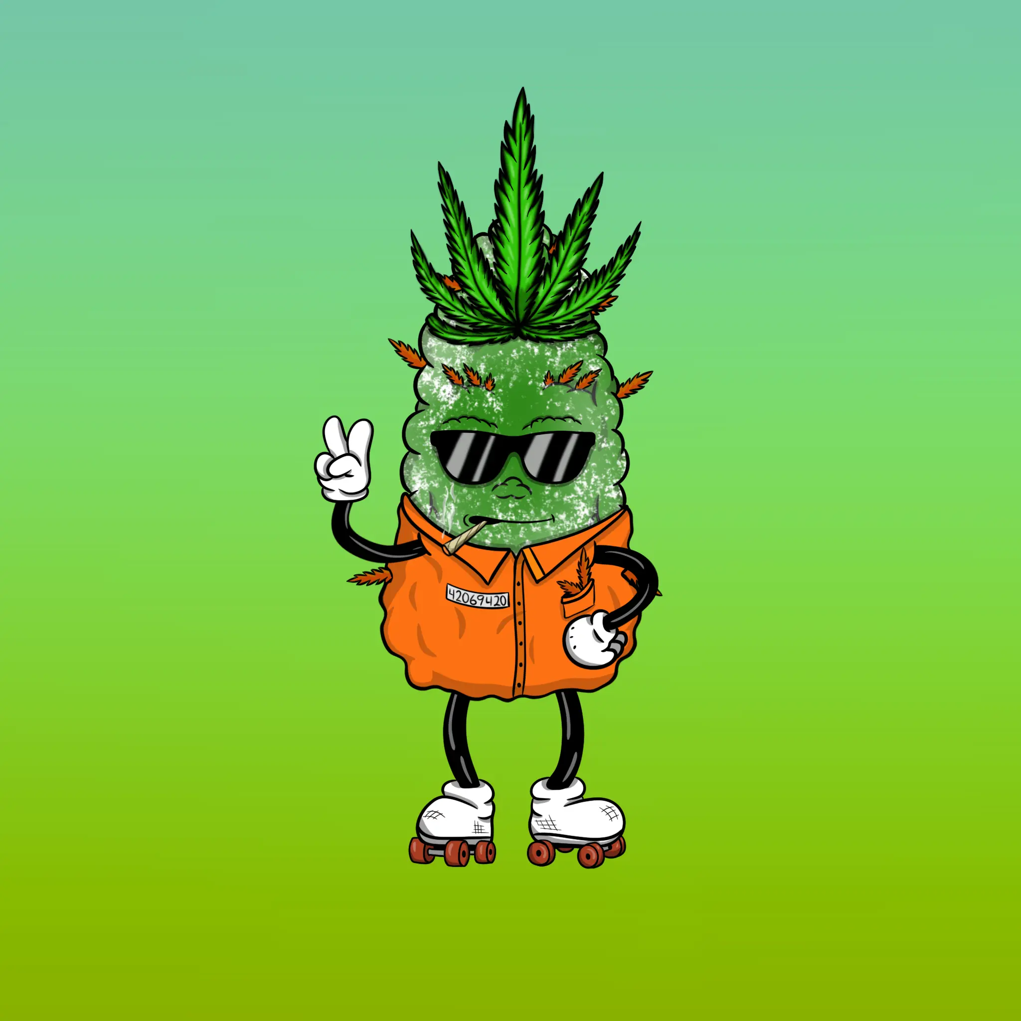 Blazing Budz #312 NFT on Algorand