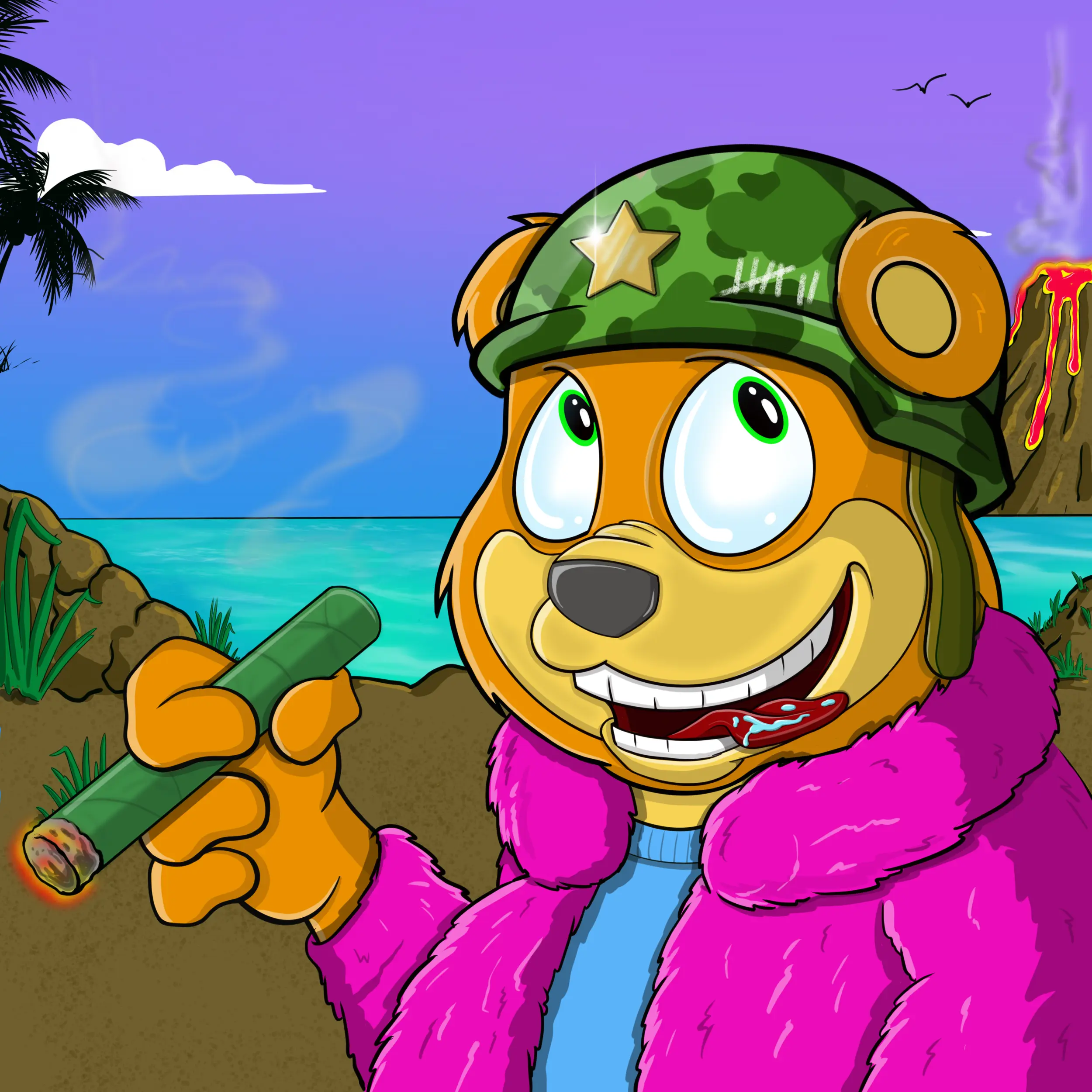 Burnin Bears #713 NFT on Algorand