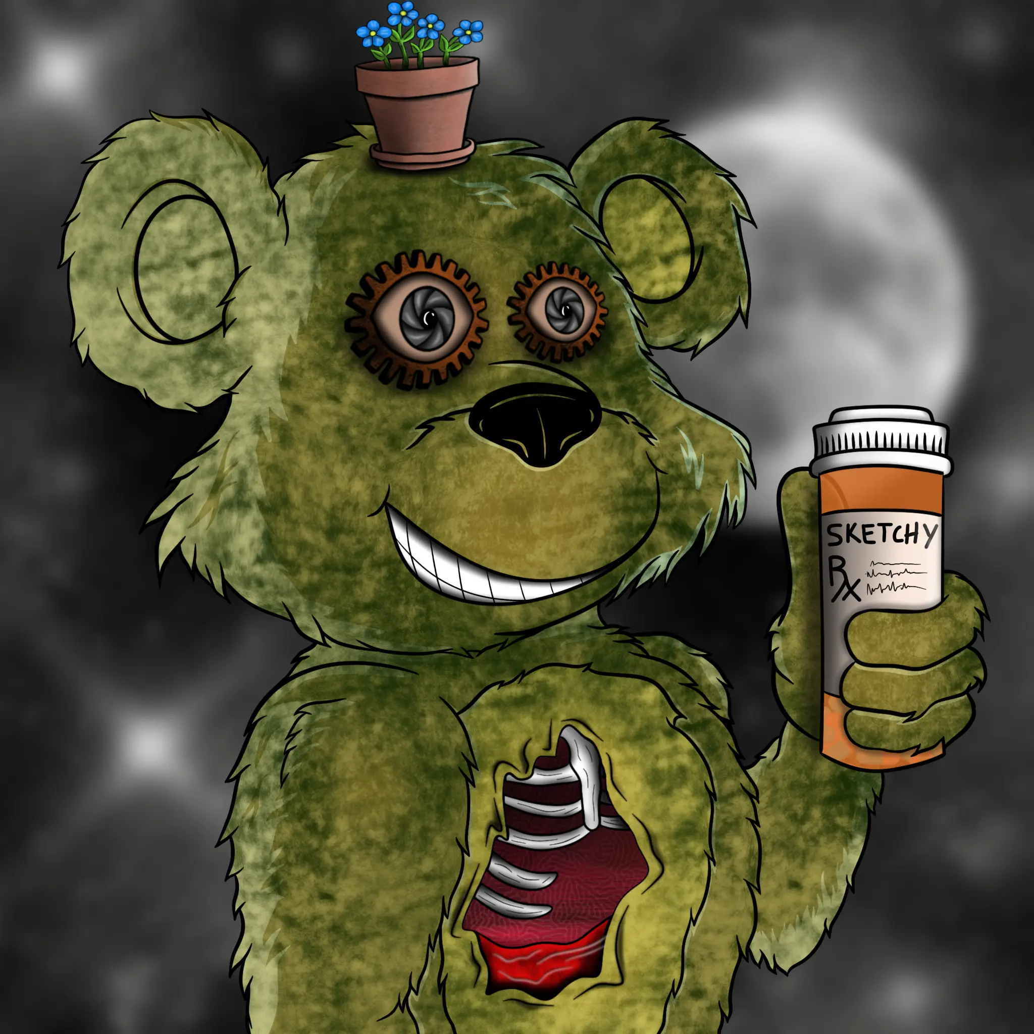 Sketchy Bears Gen2 #498 NFT on Algorand