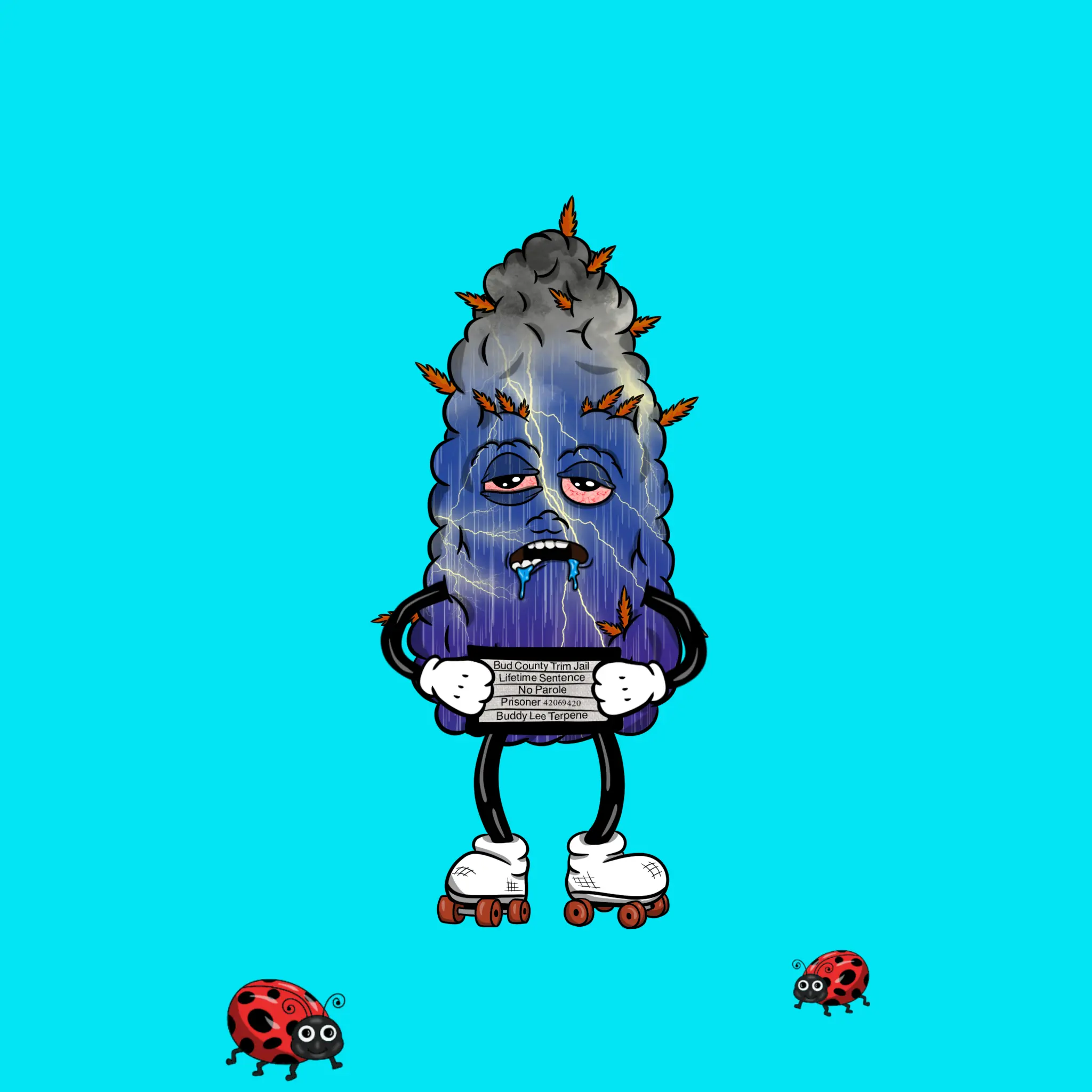 Blazing Budz #631 NFT on Algorand