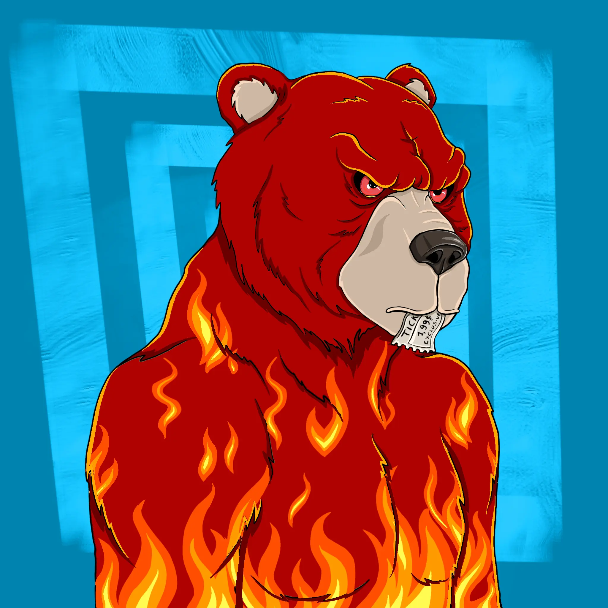 Mad Bears #1054 NFT on Algorand